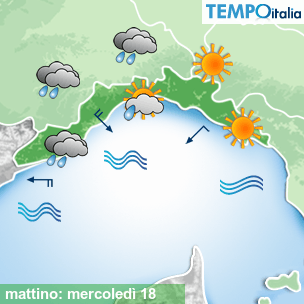 Mappa mattino per la giornata del 2026-03-18