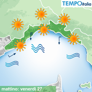 Mappa mattino per la giornata del 2026-03-27