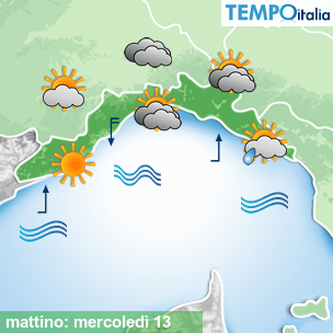 Mappa mattino per la giornata del 2026-05-13