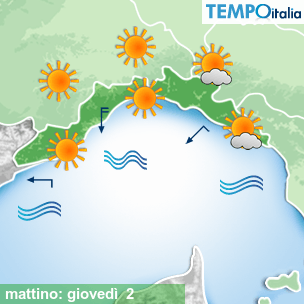 Mappa mattino per la giornata del 2026-07-02