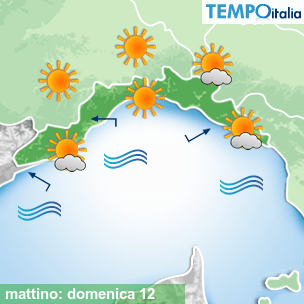 Mappa mattino per la giornata del 2026-07-12