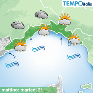Mappa mattino per la giornata del 2026-07-21