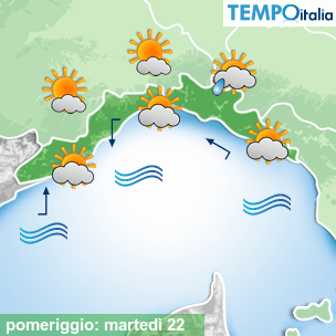 Mappa pomeriggio per la giornata del 2024-10-22