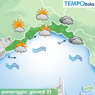 Mappa pomeriggio per la giornata del 2024-11-21