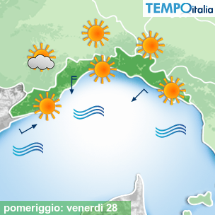 Mappa pomeriggio per la giornata del 2025-11-28
