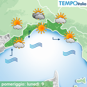 Mappa pomeriggio per la giornata del 2026-02-09