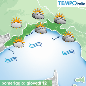 Mappa pomeriggio per la giornata del 2026-02-12
