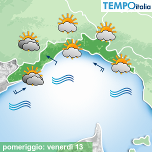 Mappa pomeriggio per la giornata del 2026-02-13