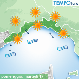 Mappa pomeriggio per la giornata del 2026-02-17
