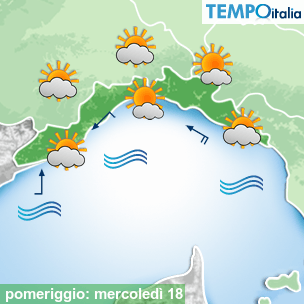 Mappa pomeriggio per la giornata del 2026-02-18