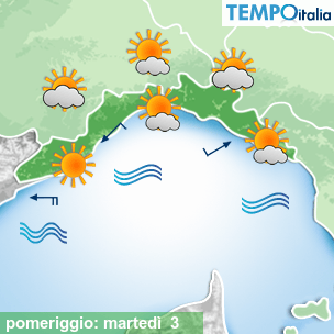 Mappa pomeriggio per la giornata del 2026-03-03