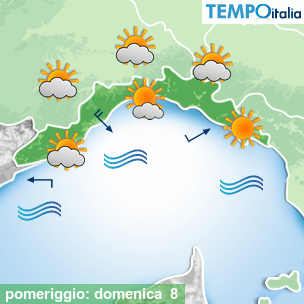 Mappa pomeriggio per la giornata del 2026-03-08