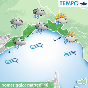 Mappa pomeriggio per la giornata del 2026-03-10