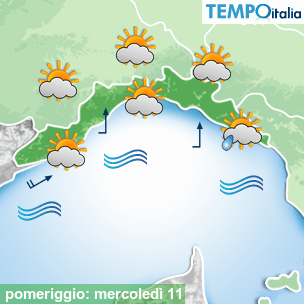 Mappa pomeriggio per la giornata del 2026-03-11