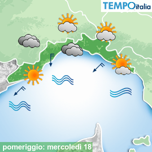 Mappa pomeriggio per la giornata del 2026-03-18