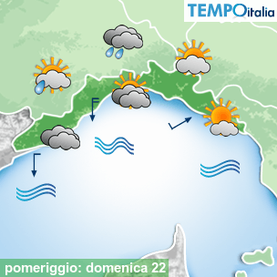 Mappa pomeriggio per la giornata del 2026-03-22
