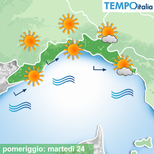 Mappa pomeriggio per la giornata del 2026-03-24
