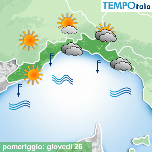 Mappa pomeriggio per la giornata del 2026-03-26