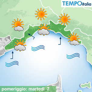 Mappa pomeriggio per la giornata del 2026-04-07