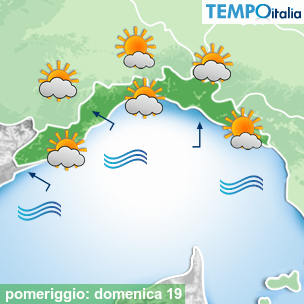 Mappa pomeriggio per la giornata del 2026-04-19