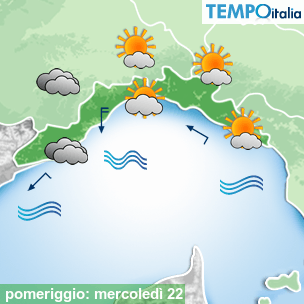 Mappa pomeriggio per la giornata del 2026-04-22