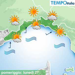 Mappa pomeriggio per la giornata del 2026-04-27
