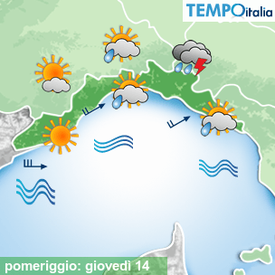 Mappa pomeriggio per la giornata del 2026-05-14