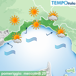 Mappa pomeriggio per la giornata del 2026-05-20