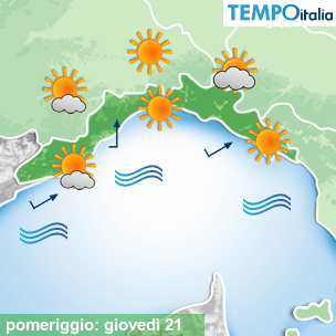 Mappa pomeriggio per la giornata del 2026-05-21