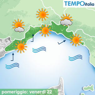 Mappa pomeriggio per la giornata del 2026-05-22