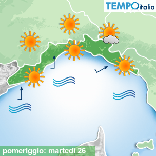 Mappa pomeriggio per la giornata del 2026-05-26