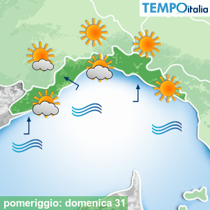 Mappa pomeriggio per la giornata del 2026-05-31