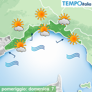 Mappa pomeriggio per la giornata del 2026-06-07
