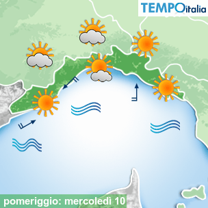 Mappa pomeriggio per la giornata del 2026-06-10