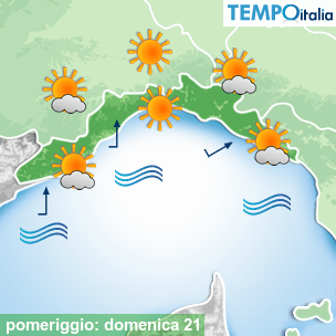 Mappa pomeriggio per la giornata del 2026-06-21