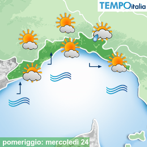 Mappa pomeriggio per la giornata del 2026-06-24