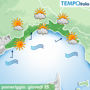Mappa pomeriggio per la giornata del 2026-06-25