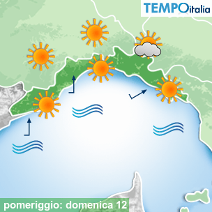 Mappa pomeriggio per la giornata del 2026-07-12