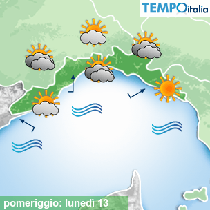 Mappa pomeriggio per la giornata del 2026-07-13