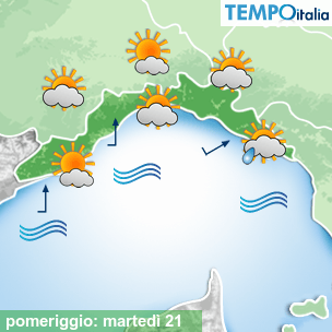Mappa pomeriggio per la giornata del 2026-07-21