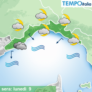 Mappa sera per la giornata del 2026-02-09