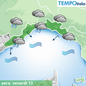 Mappa sera per la giornata del 2026-02-13