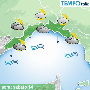 Mappa sera per la giornata del 2026-02-14