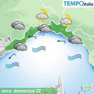 Mappa sera per la giornata del 2026-02-22