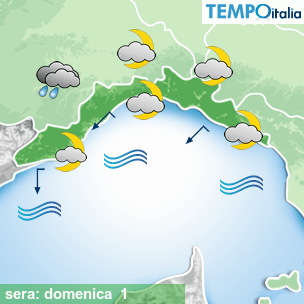 Mappa sera per la giornata del 2026-03-01