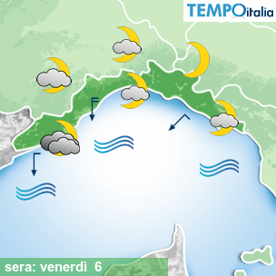 Mappa sera per la giornata del 2026-03-06