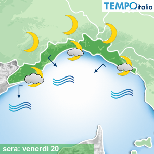 Mappa sera per la giornata del 2026-03-20