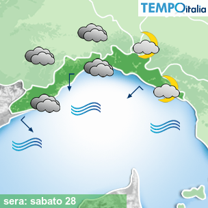 Mappa sera per la giornata del 2026-03-28