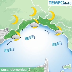 Mappa sera per la giornata del 2026-04-05