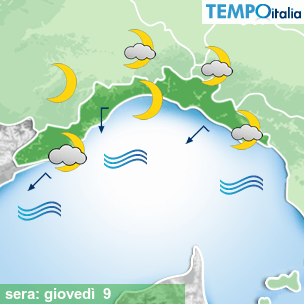 Mappa sera per la giornata del 2026-04-09
